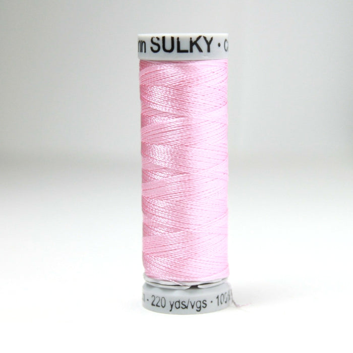 Sulky Rayon 40 Embroidery Thread 1225 Pastel Pink from Jaycotts Sewing Supplies