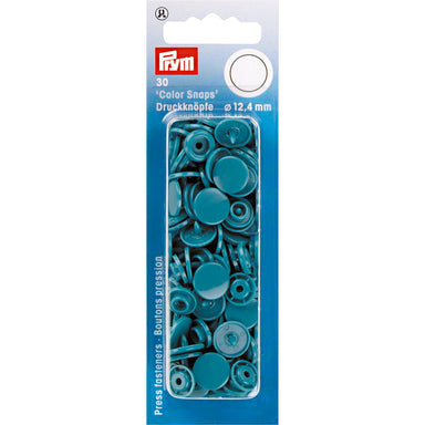 Prym Colour Snaps - Dark Turquoise from Jaycotts Sewing Supplies
