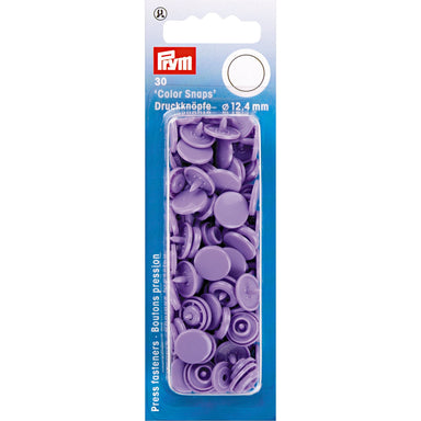 Prym Colour Snaps - Lavender from Jaycotts Sewing Supplies