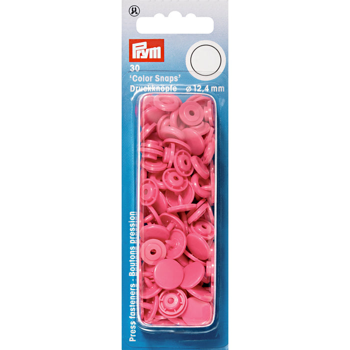 Prym Colour Snaps - Pink from Jaycotts Sewing Supplies