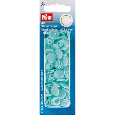 Prym Colour Snaps - Light Turquoise from Jaycotts Sewing Supplies
