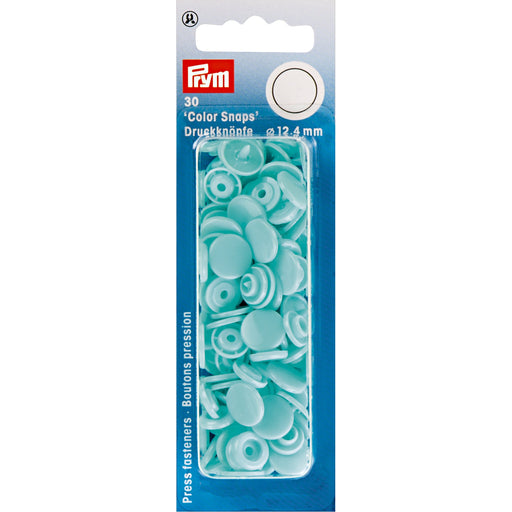 Prym Colour Snaps - Light Turquoise from Jaycotts Sewing Supplies