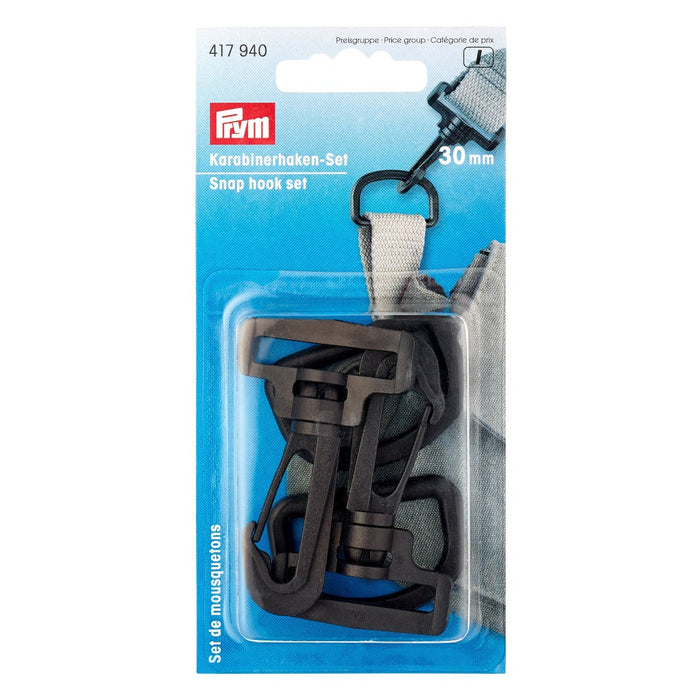 Prym Rucksack Snap Hooks from Jaycotts Sewing Supplies