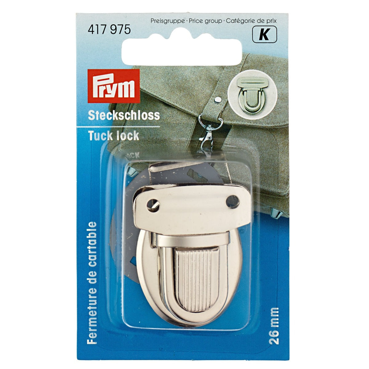 Prym Tuck Lock Bag Fastenings