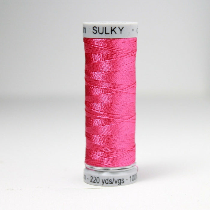 Sulky Rayon 40 Embroidery Thread 1511 Bright Pink from Jaycotts Sewing Supplies