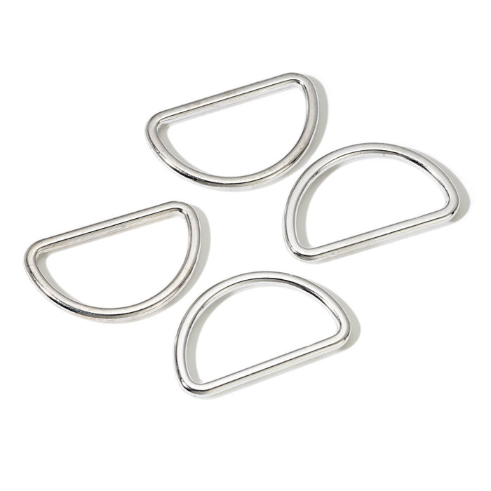 Prime D Rings Prym Metal D Rings in Silver colour — jaycotts.co.uk - Sewing Supplies