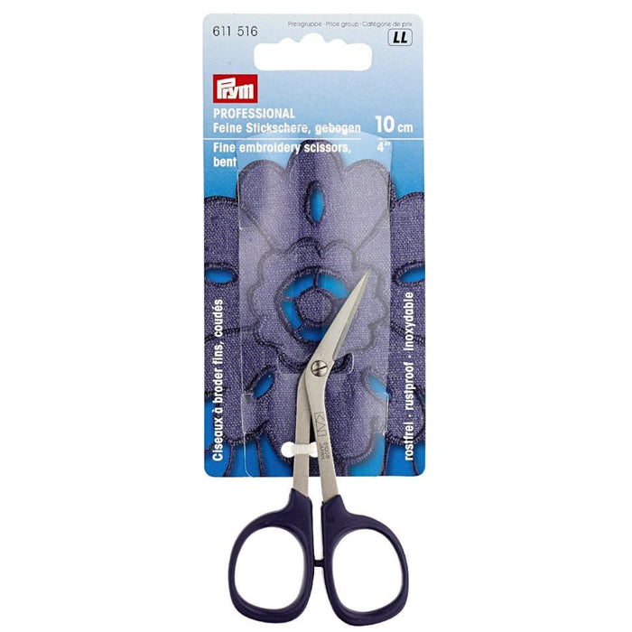 KAI Embroidery Hardanger Bent Scissors | 10 cm from Jaycotts Sewing Supplies