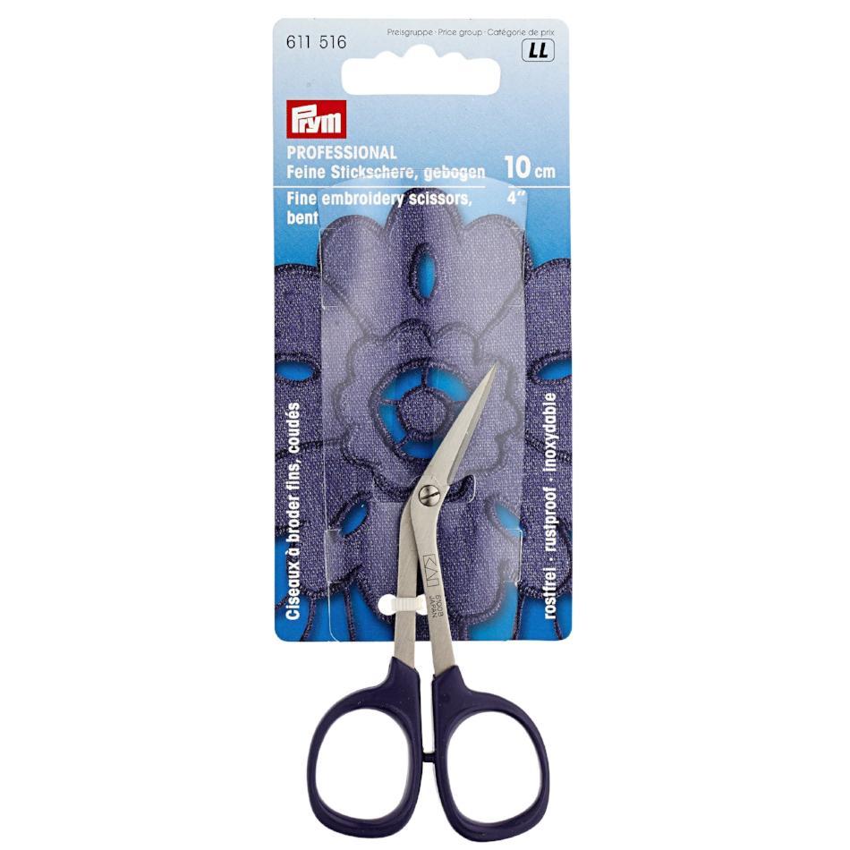 KAI Embroidery Hardanger Bent Scissors | 10 cm from Jaycotts Sewing Supplies