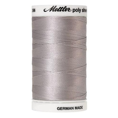 Polysheen Embroidery Thread 800m #3971 Silvery Grey from Jaycotts Sewing Supplies
