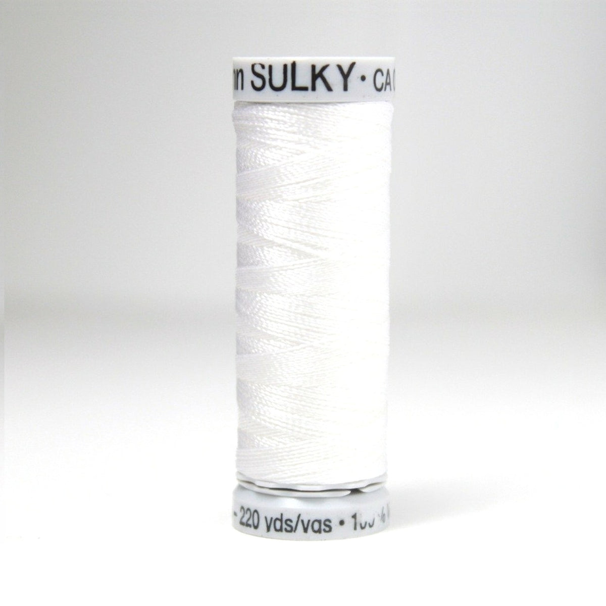 Gutermann Sulky Rayon 40 Embroidery Thread #1001 White — jaycotts.co.uk ...