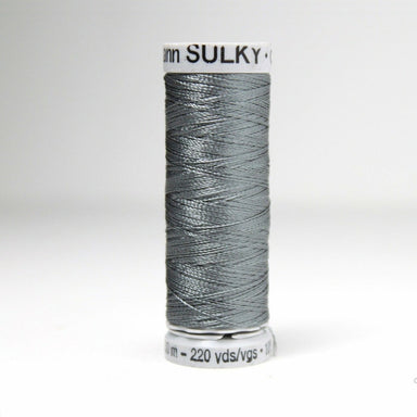 Sulky Rayon 40 Embroidery Thread 1041 Medium Dark Grey from Jaycotts Sewing Supplies