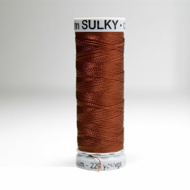 Sulky Rayon 40 Embroidery Thread 1057 Warm Brown from Jaycotts Sewing Supplies