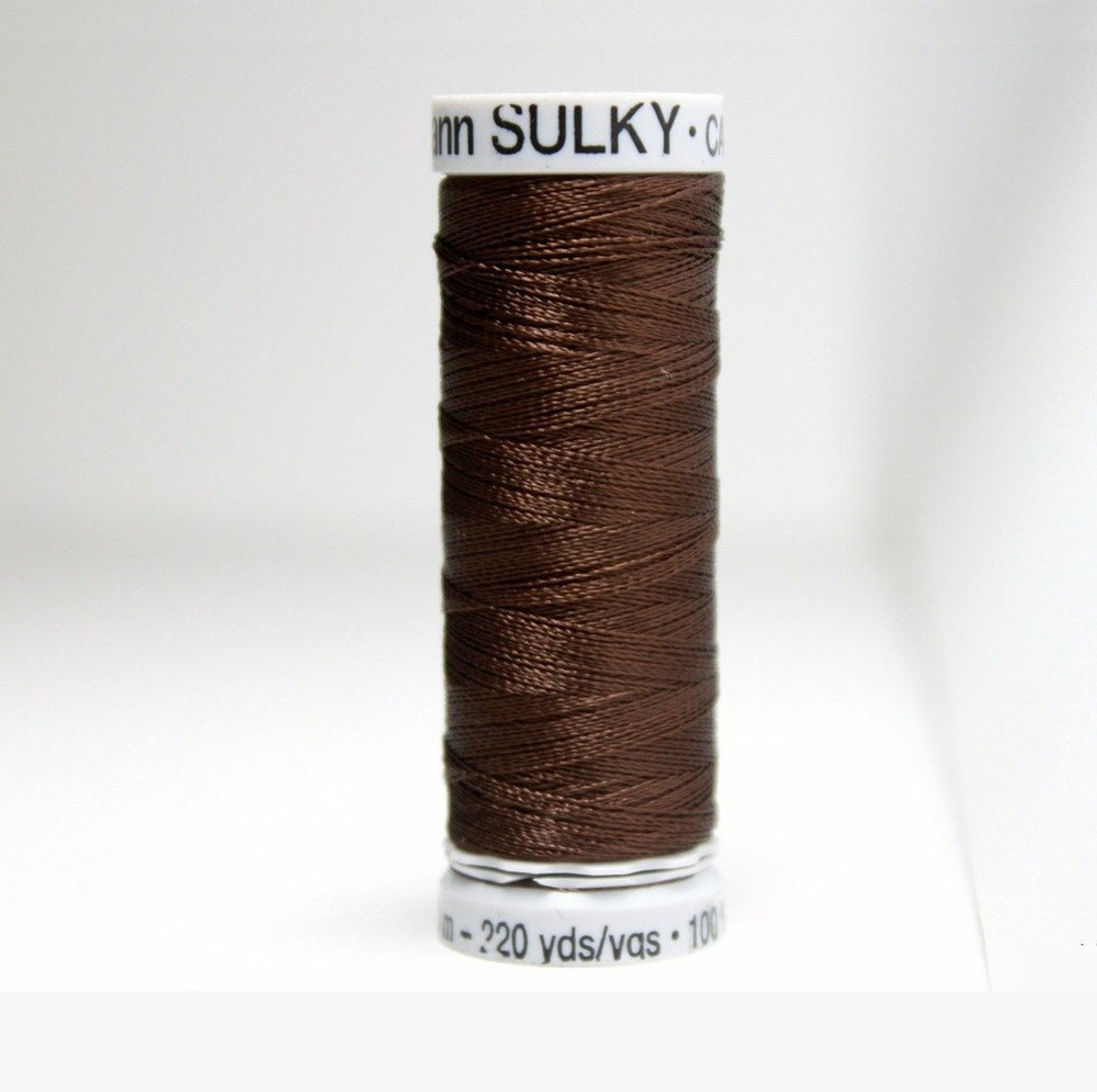 Sulky Rayon 40 Embroidery Thread 1059 Dark Brown from Jaycotts Sewing Supplies
