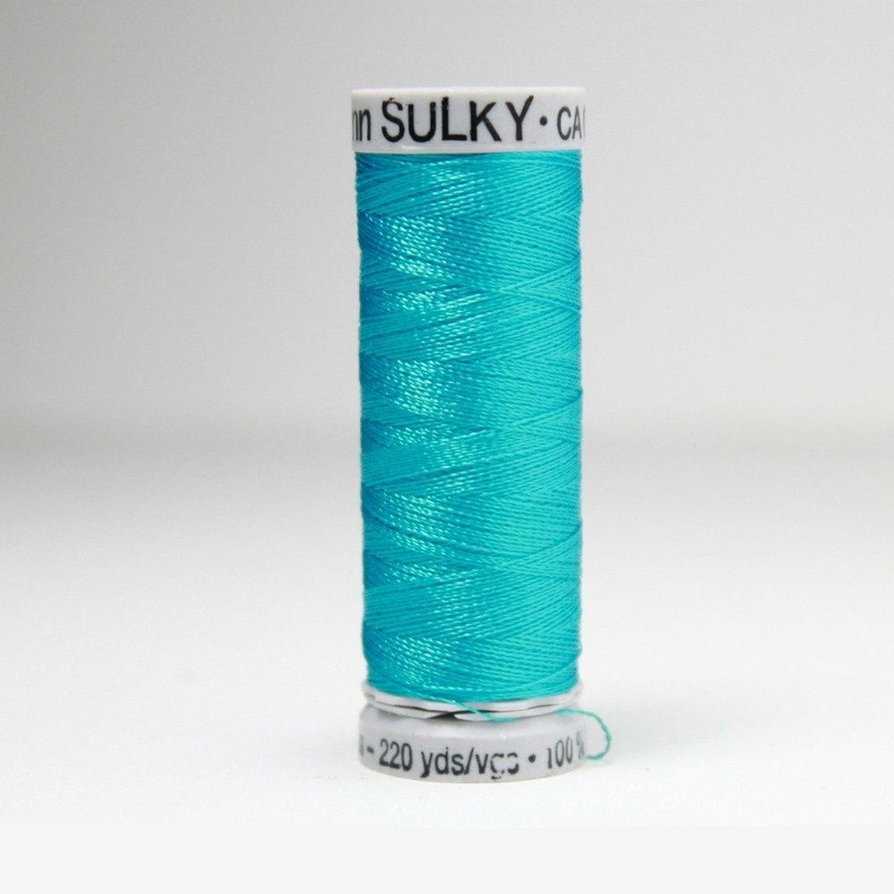 Sulky Rayon 40 Embroidery Thread 1095 Turquoise from Jaycotts Sewing Supplies