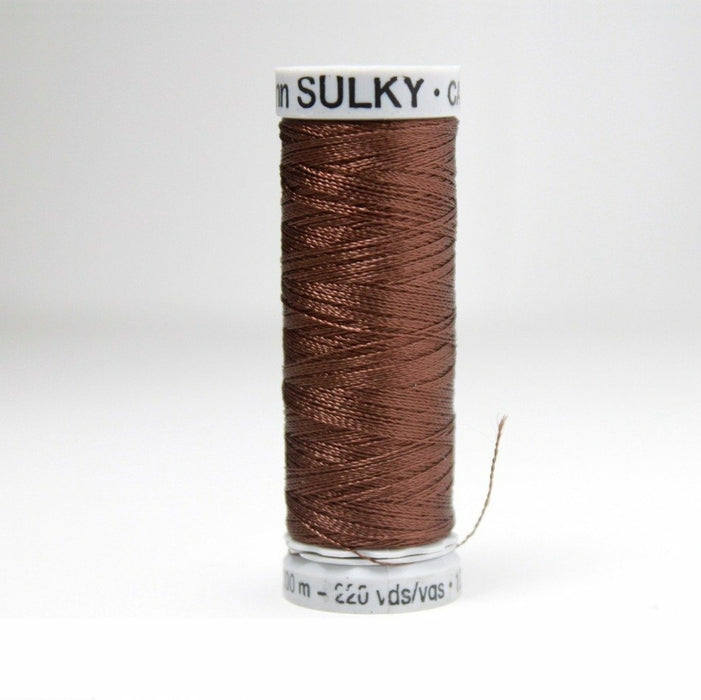 Sulky Rayon 40 Embroidery Thread 1129 Brown from Jaycotts Sewing Supplies