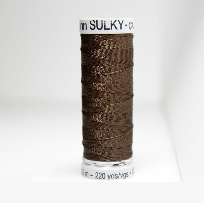 Sulky Rayon 40 Embroidery Thread 1130 Dark Brown from Jaycotts Sewing Supplies