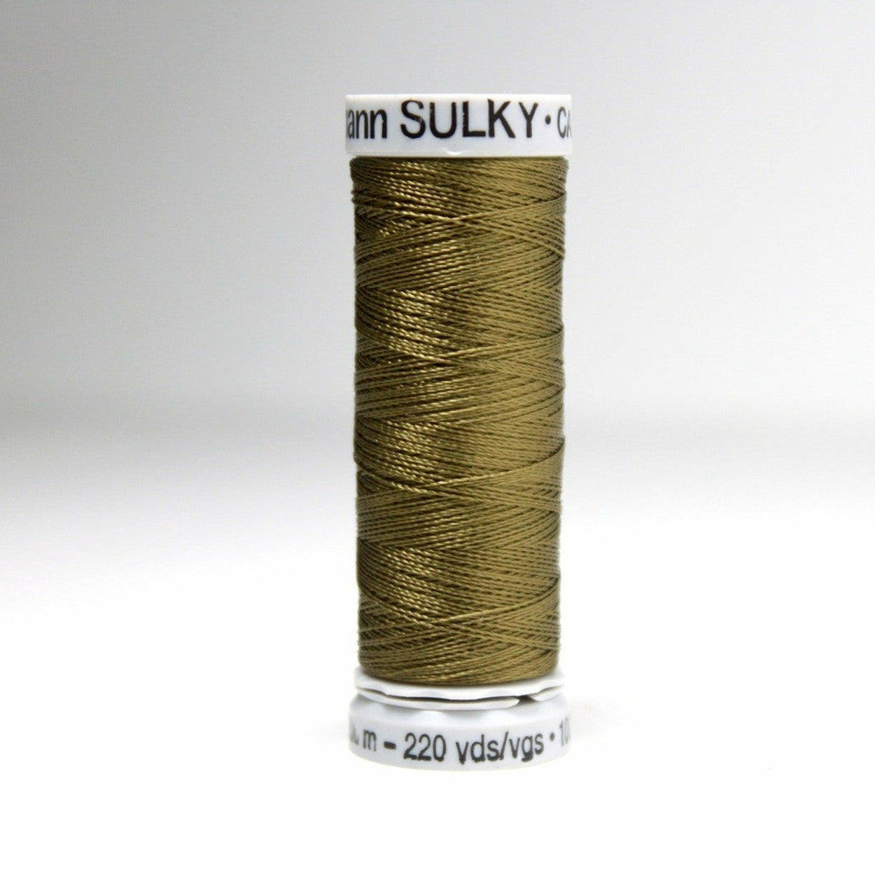 Sulky Rayon Embroidery Thread - 250 Yards, 40 Weight, Medium Army Green For Machine Sewing & Quilting