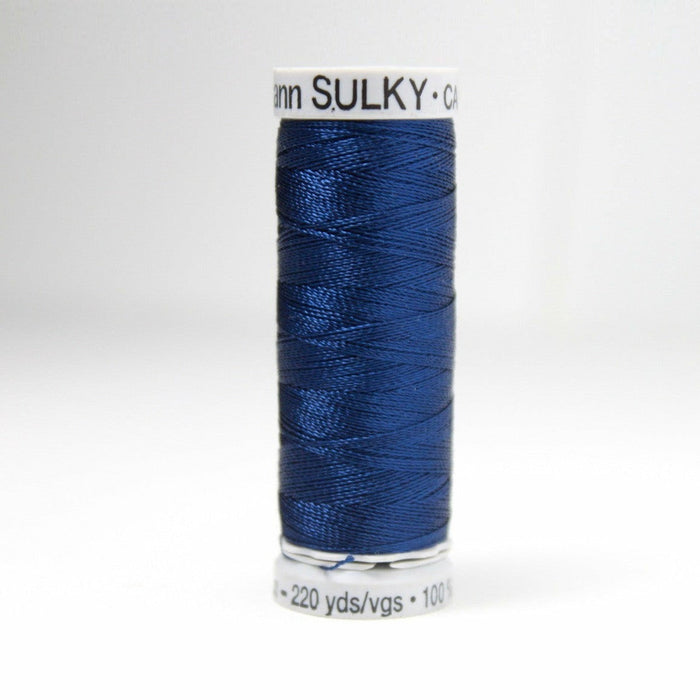 Sulky Rayon 40 Embroidery Thread 1200 Navy from Jaycotts Sewing Supplies