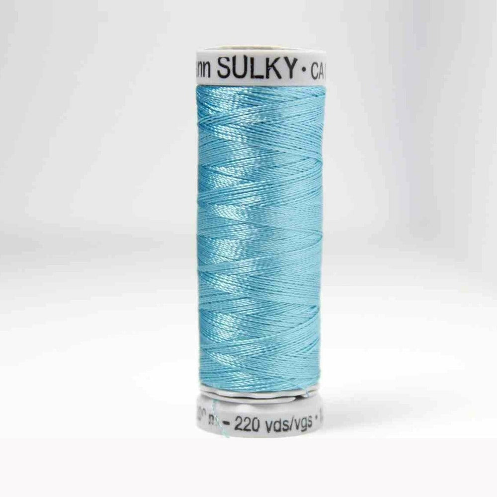 Sulky Rayon 40 Embroidery Thread 1201 Medium Powder Blue from Jaycotts Sewing Supplies