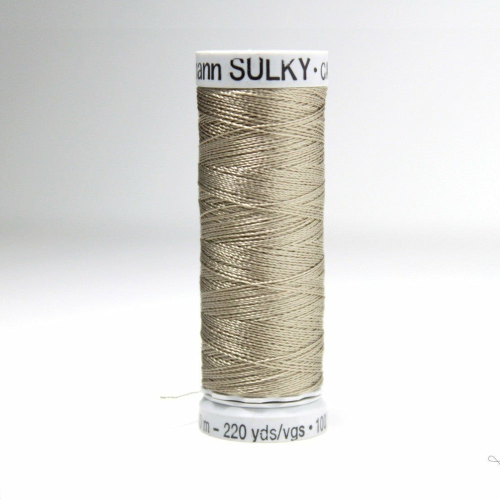 Sulky Rayon 40 Embroidery Thread 1270 Dark Grey Khaki from Jaycotts Sewing Supplies