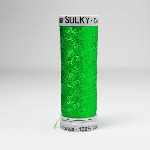 Sulky Rayon 40 Embroidery Thread 1278 Bright Green from Jaycotts Sewing Supplies