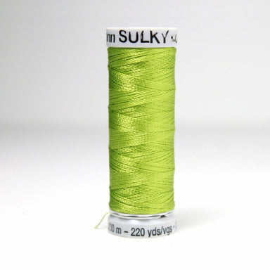 Sulky Rayon 40 Embroidery Thread 1332 Deep Chartreuse from Jaycotts Sewing Supplies