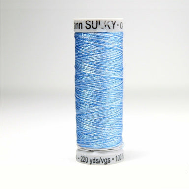 Sulky Rayon 40 Embroidery Thread 2104 Vari-Pastel Blues from Jaycotts Sewing Supplies