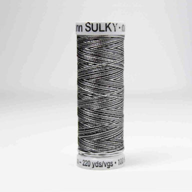 Sulky Rayon 40 Embroidery Thread 2109 Vari-Greys / Blacks from Jaycotts Sewing Supplies