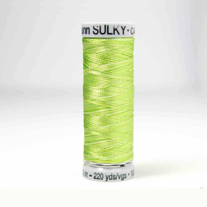 Sulky Rayon 40 Embroidery Thread 2113 Vari-Bright Greens from Jaycotts Sewing Supplies