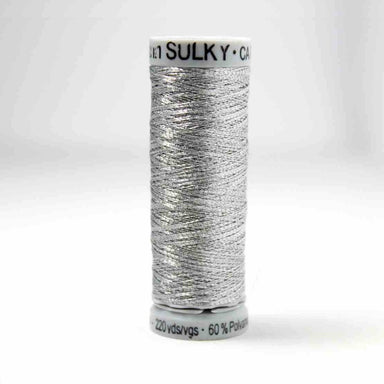Sulky Metallic Embroidery Thread #7009 Pewter from Jaycotts Sewing Supplies