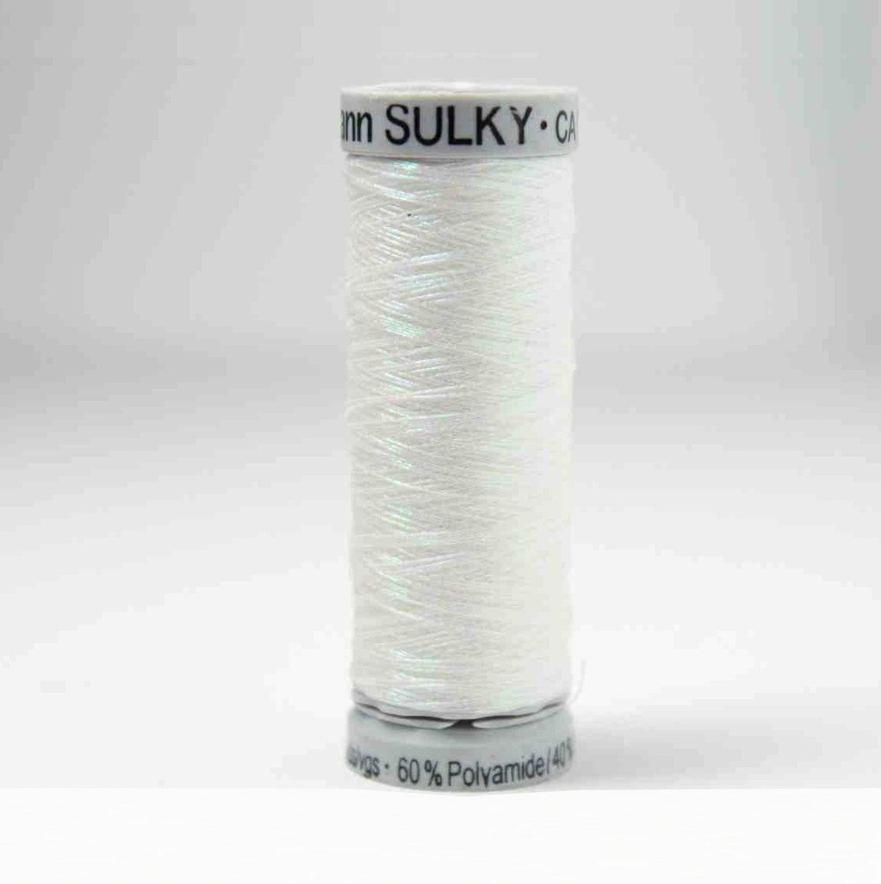 Sulky Metallic Embroidery Thread #7021 Prism White from Jaycotts Sewing Supplies
