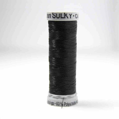 Sulky Metallic Embroidery Thread #7051 Black from Jaycotts Sewing Supplies