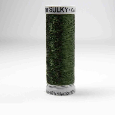 Sulky Metallic Embroidery Thread 7056 Pine Green from Jaycotts Sewing Supplies
