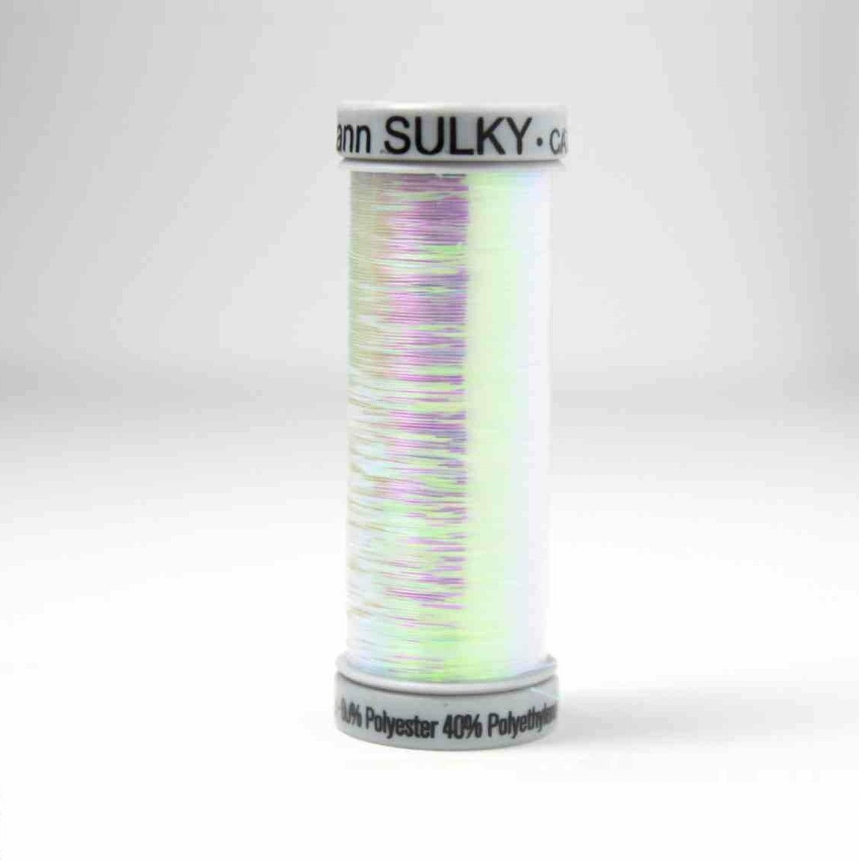 Sulky Metallic Sliver Embroidery Thread 8040 Opalescent from Jaycotts Sewing Supplies