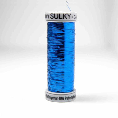 Sulky Sliver Metallic Embroidery Thread 8052 Royal Blue from Jaycotts Sewing Supplies