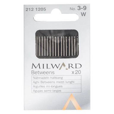 Milward Betweens Hand sewing needles from Jaycotts Sewing Supplies