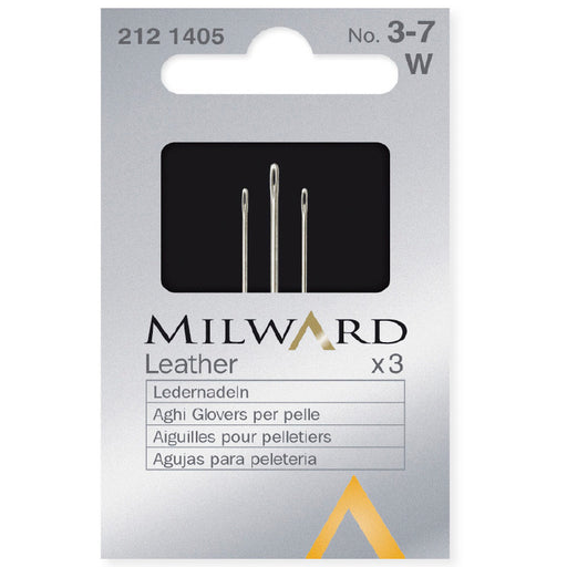 Milward Hand sewing needles for Leather from Jaycotts Sewing Supplies