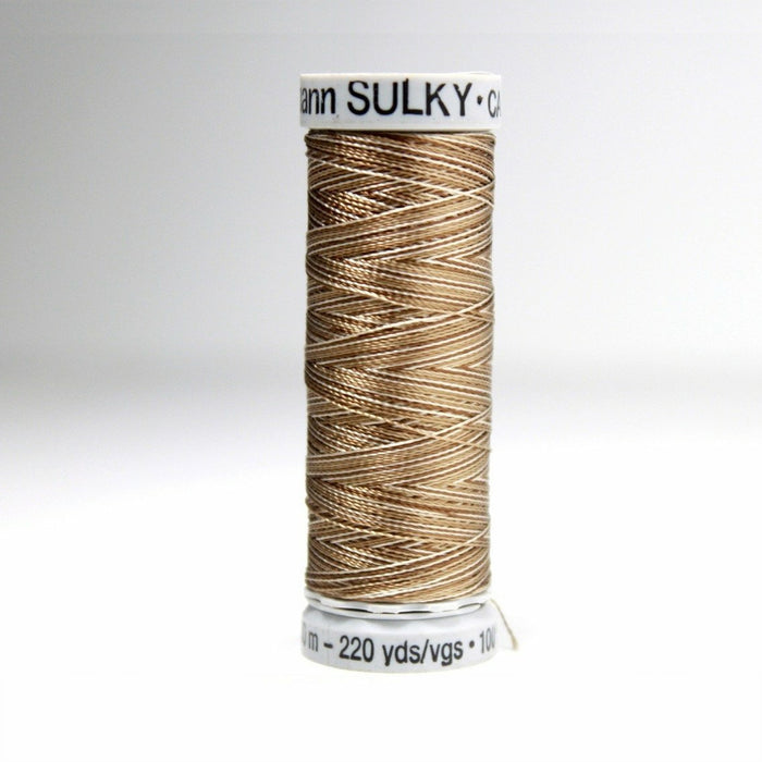 Sulky Rayon 40 Embroidery Thread 2127 Vari-Dark Taupes from Jaycotts Sewing Supplies