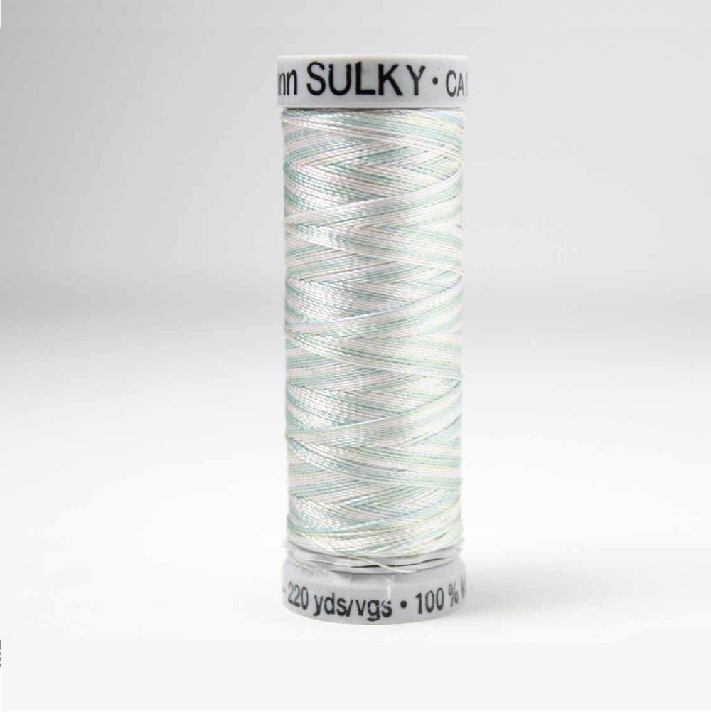 Sulky Rayon 40 Embroidery Thread 2203 Baby Pink / Mint / Blue from Jaycotts Sewing Supplies