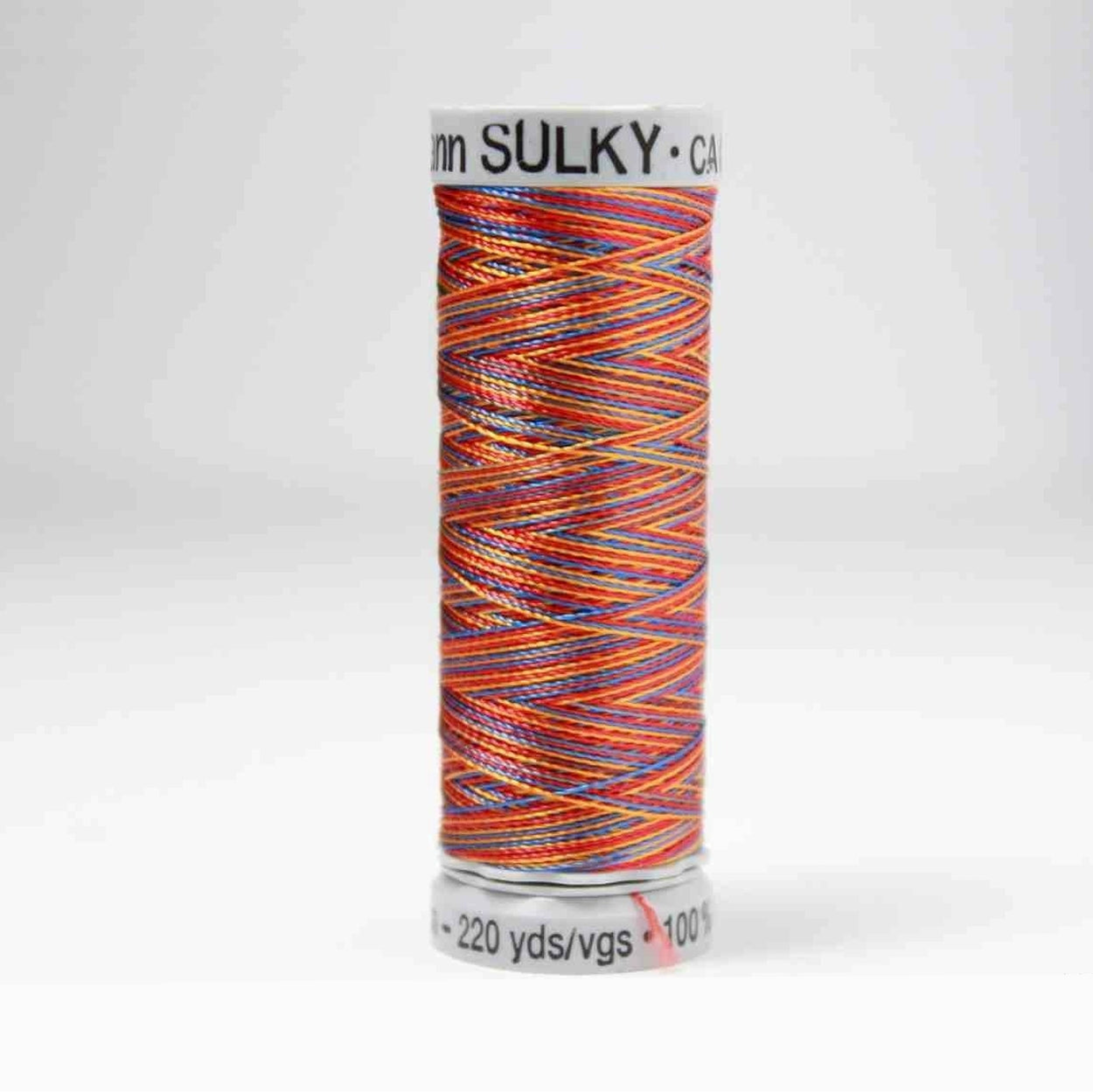 Sulky Rayon 40 Embroidery Thread 2242 Red / Gold / Blue from Jaycotts Sewing Supplies