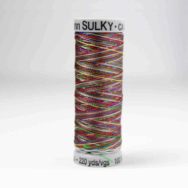 Sulky Rayon 40 Embroidery Thread 2247 Blue/Lavender/Red/Yellow/Green from Jaycotts Sewing Supplies