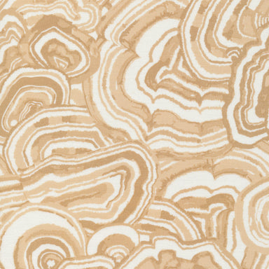 Cloud 9 Fabric Organic Cotton, Into The Woods Turkey Tails Beige from Jaycotts Sewing Supplies