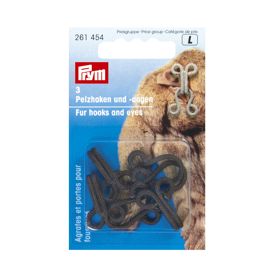 Prym Hooks & Eyes (Faux Fur) — jaycotts.co.uk - Sewing Supplies