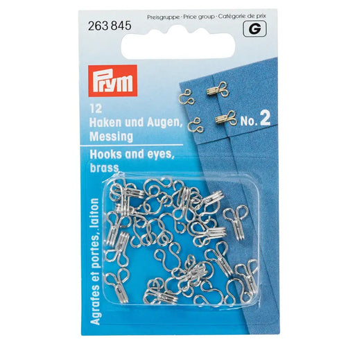 Prym Hook and Eyes | Packs of 12 from Jaycotts Sewing Supplies