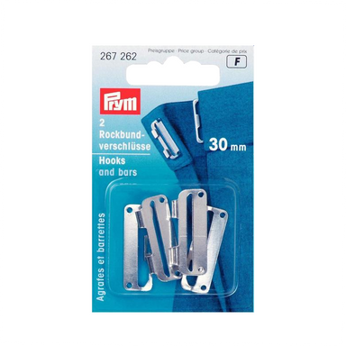 Prym Hooks and Bars large 30mm from Jaycotts Sewing Supplies