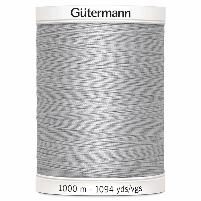 1000m size Gutermann Sew-All Sewing Thread 38 Grey from Jaycotts Sewing Supplies