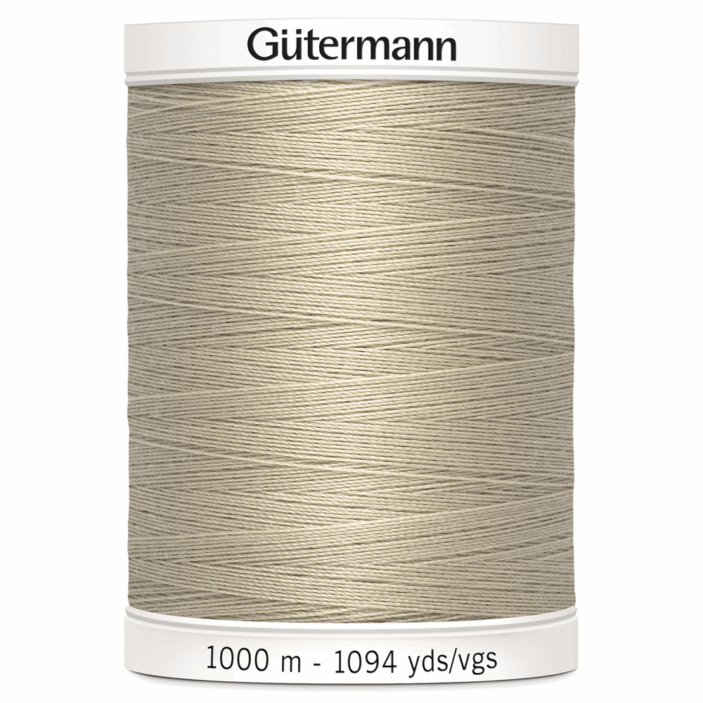 1000m size Gutermann Sew-All Sewing Thread | 722 Beige from Jaycotts Sewing Supplies
