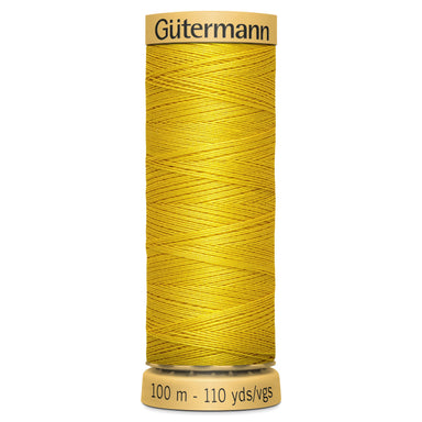 Gutermann Natural Cotton, 688 Yellow Gold from Jaycotts Sewing Supplies