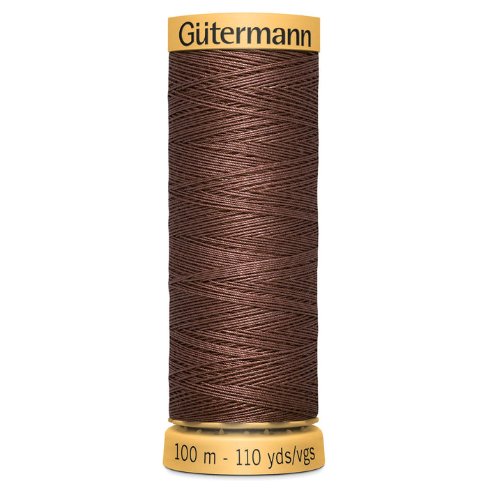 Gutermann Natural Cotton, 2724 Rich Brown from Jaycotts Sewing Supplies