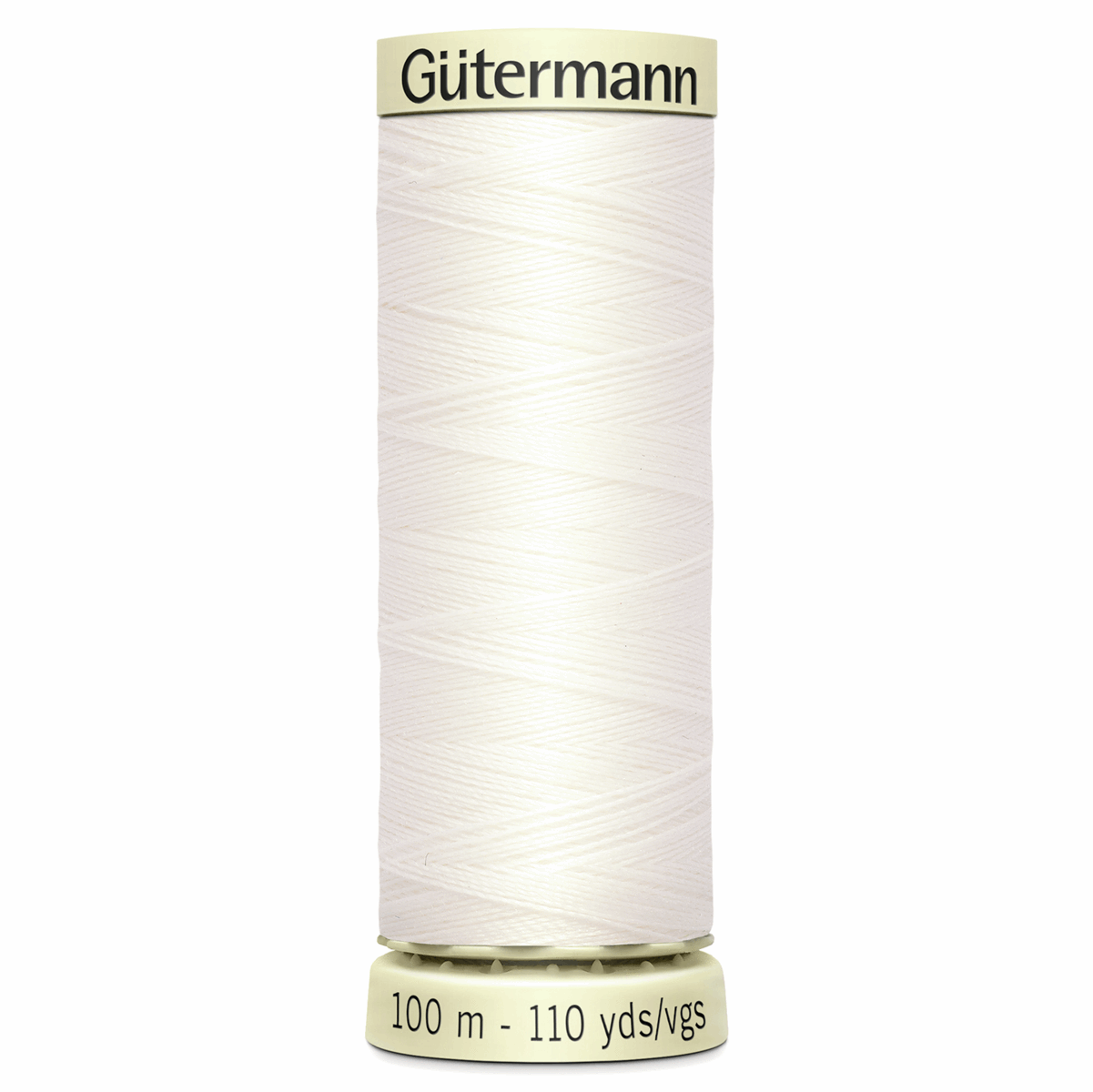 Gutermann Sew All Polyester Sewing Thread, 111 Off White from Jaycotts Sewing Supplies